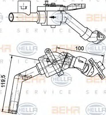 BEHR SERVICE 9006869 Регулюючий клапан охолоджувальної рідини