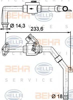 BEHR SERVICE 9006870 Регулюючий клапан охолоджувальної рідини
