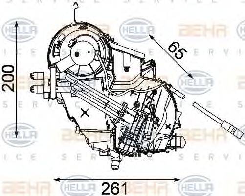 DELPHI DIESEL TSP0525176 Випарник, кондиціонер