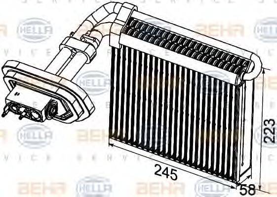 FORD 1573306 Випарник, кондиціонер