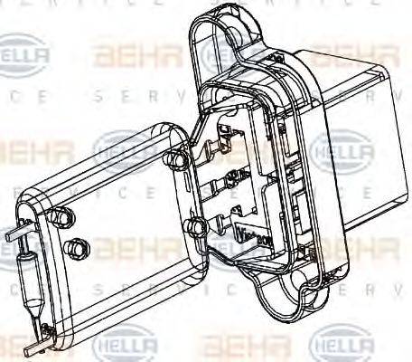 FORD 1 253 185 Опір, вентилятор салону