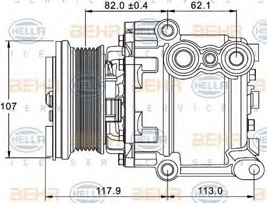 NRF 32402 Компресор, кондиціонер