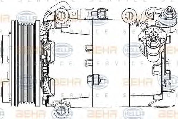 FORD AV61-19D629-DB Компресор, кондиціонер