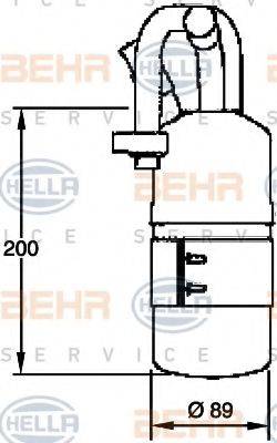 FORD 1 335 953 Осушувач, кондиціонер