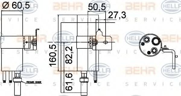 FORD 1521613 Осушувач, кондиціонер