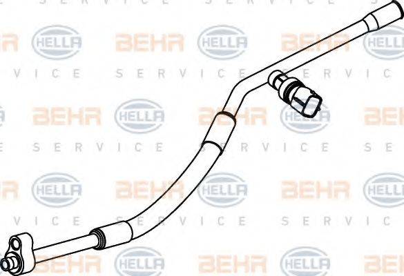 FORD XS4H19N651AD Трубопровід високого тиску, кондиціонер