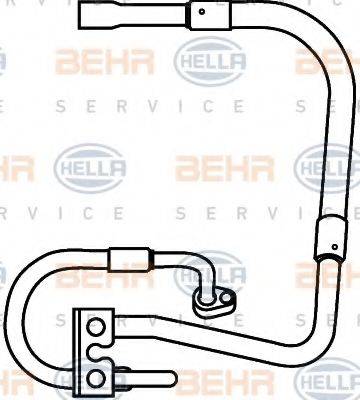 FORD 1 140 715 Трубопровід високого тиску, кондиціонер