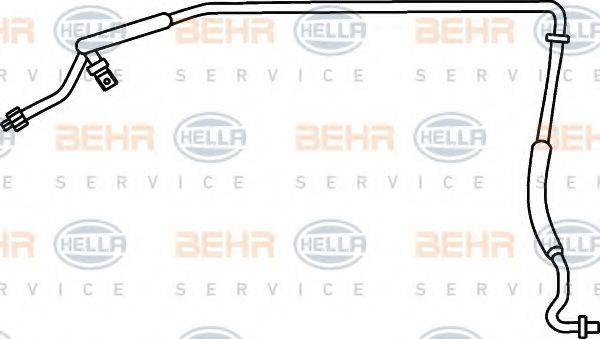 FORD 2S6H19A704AF Трубопровід високого тиску, кондиціонер