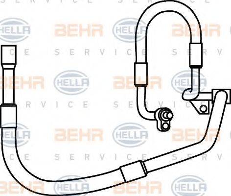 FORD 2S6H19D850CD Трубопровід високого тиску, кондиціонер