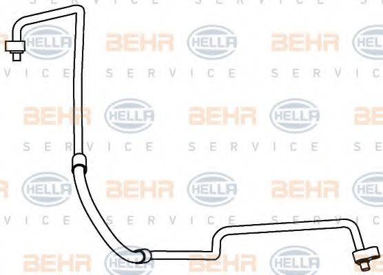FORD 1 255 744 Трубопровід високого тиску, кондиціонер