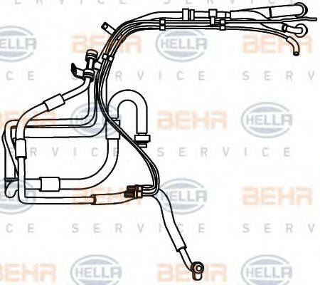 FORD 4 570 108 Трубопровід високого тиску, кондиціонер