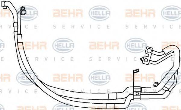 FORD 1C1H19D734DH Трубопровід високого тиску, кондиціонер