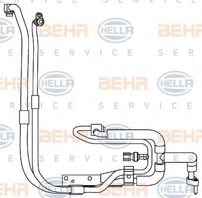 FORD 2C1119D734BB Трубопровід низького тиску, кондиціонер