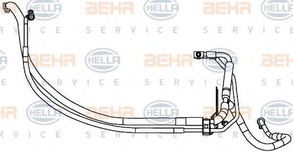 FORD 1C1H19D734ED Трубопровід високого/низкого тиску, кондиціонер