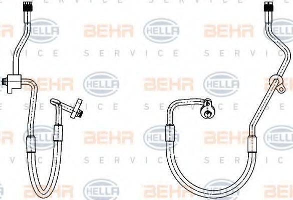 FORD 1 377 046 Трубопровід високого тиску, кондиціонер