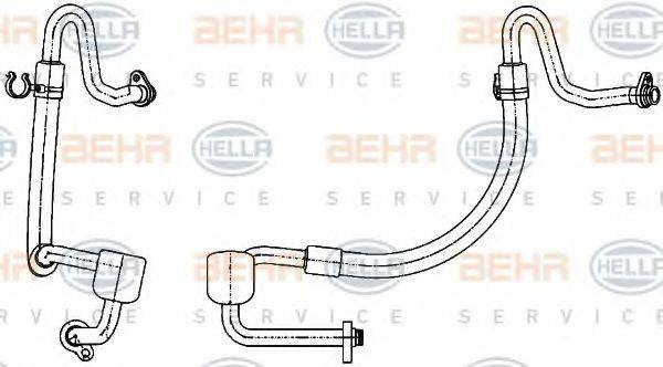 FORD 1 415 655 Трубопровід низького тиску, кондиціонер