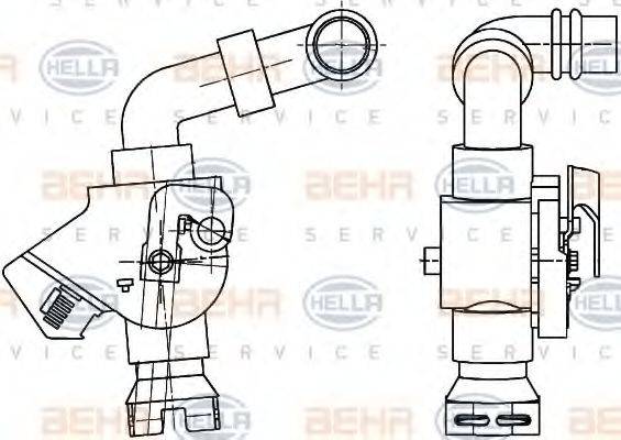 BEHR HELLA SERVICE R3013 Регулюючий клапан охолоджувальної рідини