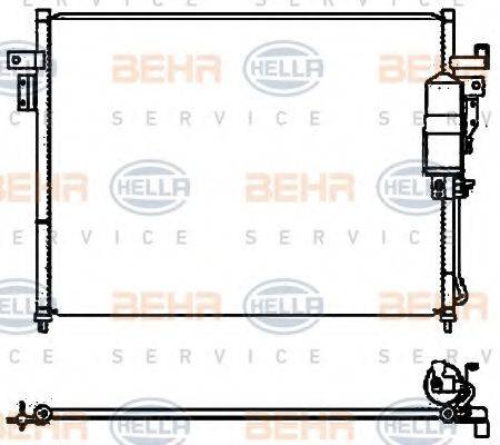 NISSAN 92100-5X20A Конденсатор, кондиціонер