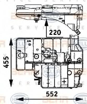 MERCEDES-BENZ 000 500 21 49 Компенсаційний бак, охолоджуюча рідина