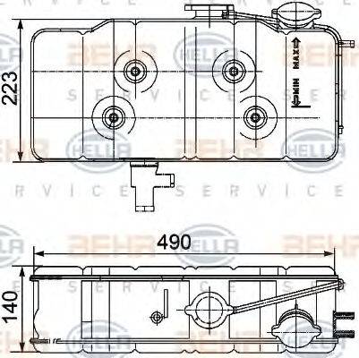BEHR A8001 Компенсаційний бак, охолоджуюча рідина