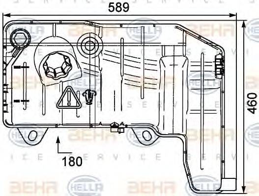 BEHR G1152 Компенсаційний бак, охолоджуюча рідина