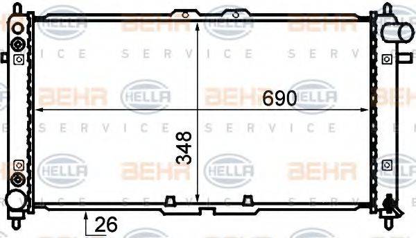 MAZDA KL20-15-200G Радіатор, охолодження двигуна