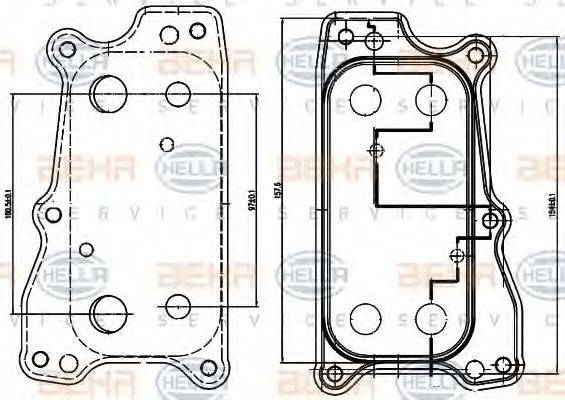 MERCEDES-BENZ 272 188 00 01 масляний радіатор, моторне масло
