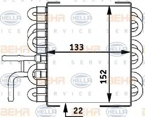 BEHR HELLA SERVICE 69464 Паливний радіатор