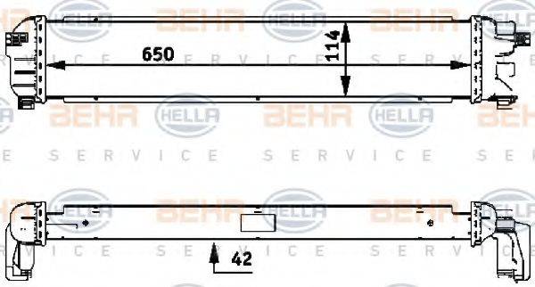 BEHR 73432 Радіатор, охолодження двигуна