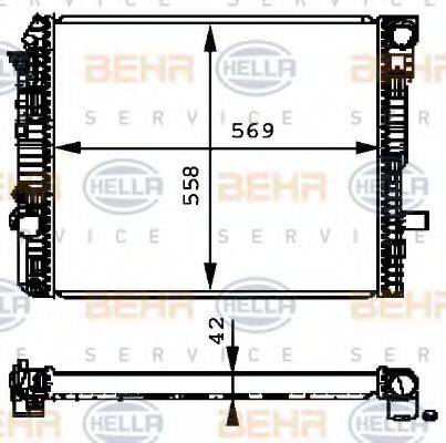 GERI 10576 Радіатор, охолодження двигуна