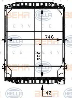 GERI 10130 Радіатор, охолодження двигуна