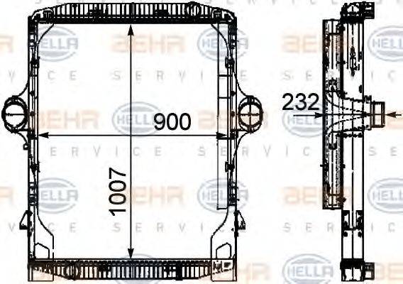BEHR 34072 модуль охолодження