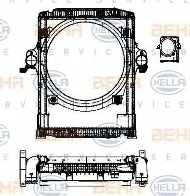 BEHR 81437 модуль охолодження