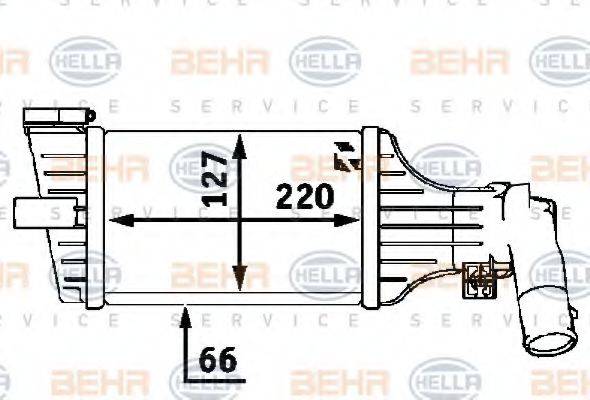 OPEL 9192587 Інтеркулер