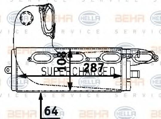 BEHR SERVICE 2110161 Інтеркулер