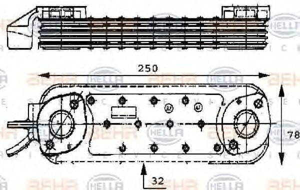 GERI 12001 масляний радіатор, моторне масло
