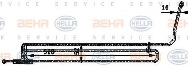 BEHR 60700 Олійний радіатор, рульове керування