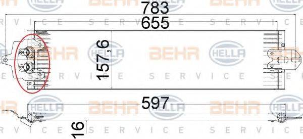 BEHR 85985 Олійний радіатор, автоматична коробка передач
