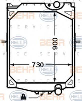 AVA QUALITY COOLING KVL016 Радіатор, охолодження двигуна