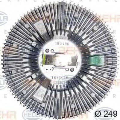 BEHR 05558 Зчеплення, вентилятор радіатора