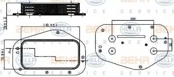 OPEL 55 35 5603 масляний радіатор, моторне масло