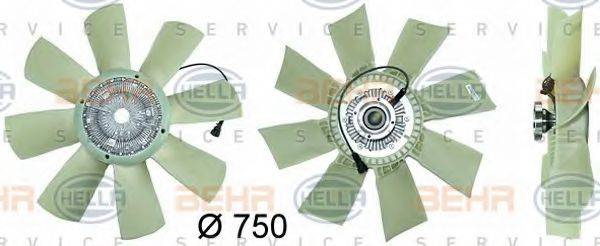 BEHR K0687 Вентилятор, охолодження двигуна