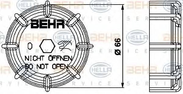BEHR HELLA SERVICE P4746 Кришка, резервуар охолоджувальної рідини