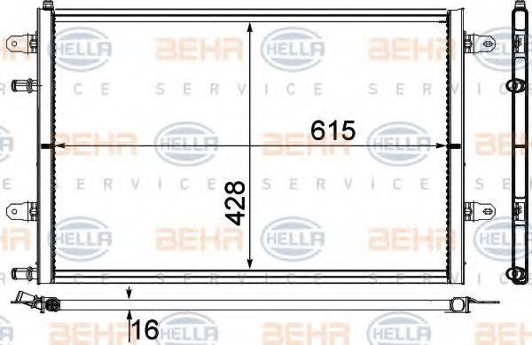 AUDI 4F0 145 804 K Низькотемпературний охолоджувач, інтеркулер