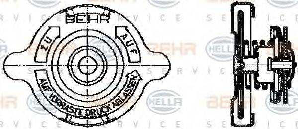 MERCEDES-BENZ 000 501 31 15 Кришка, резервуар охолоджувальної рідини