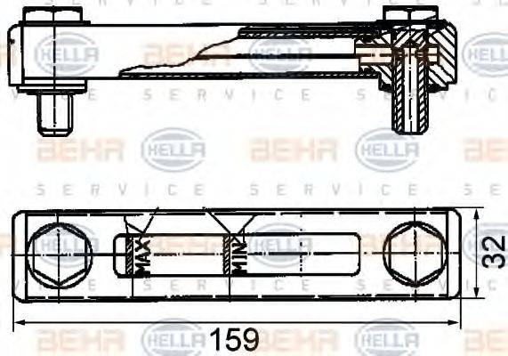 BEHR 1202004 Датчик рівня, датчик рівня антифризу