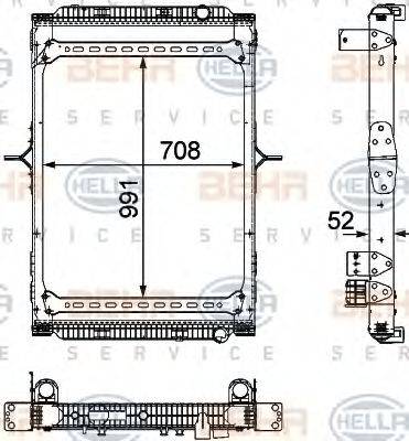 RENAULT TRUCKS 74 21 699 253 Радіатор, охолодження двигуна