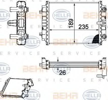 AUDI 8K0 121 212 Радіатор, охолодження двигуна