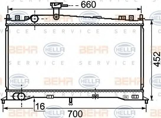 MAZDA LF17-15-200 Радіатор, охолодження двигуна