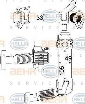 BMW 7794245 Радіатор, рециркуляція ОГ